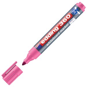 Marker za bijelu ploču 1,5-3 mm Edding 360 rozi