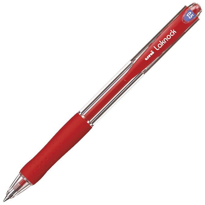 Olovka kemijska Lacknock Uni-Mitsubishi SN-100 crvena Olovka kemijska Lacknock Uni-Mitsubishi SN-100 crvena