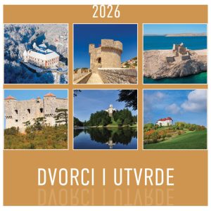 Kalendar Dvorci i utvrde 2026 13 listova spirala