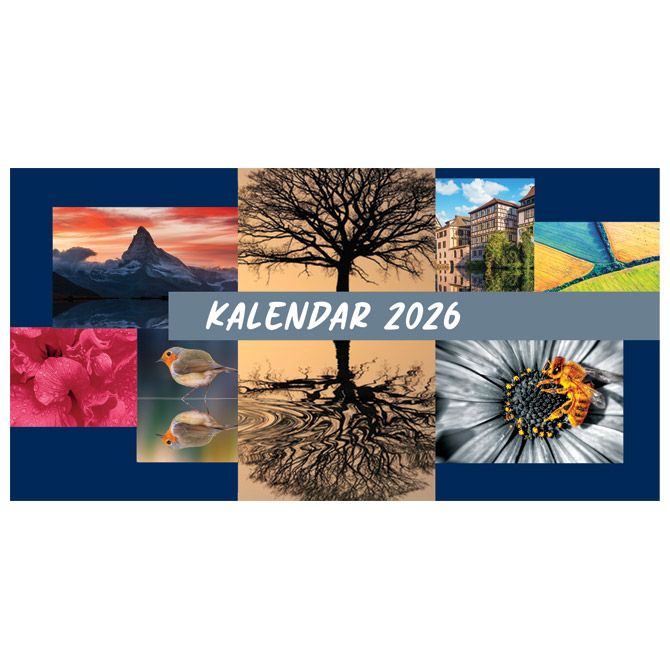 Kalendar stolni mali 2026. 13 listova, obostrani, spirala Kalendar stolni mali 2026. 13 listova obostrani spirala