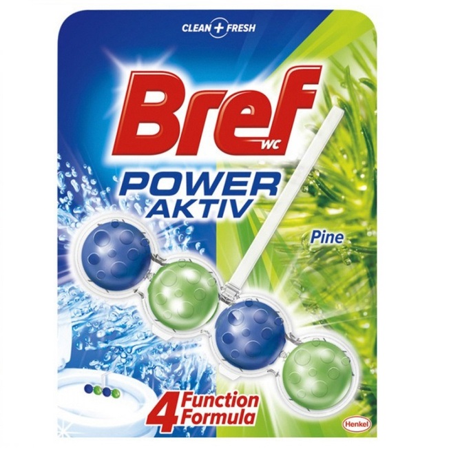 Bref Power Aktiv Pine 50 g, osvježivač za WC školjku Bref Power Aktiv Pine 50 g, osvježivač za WC školjku