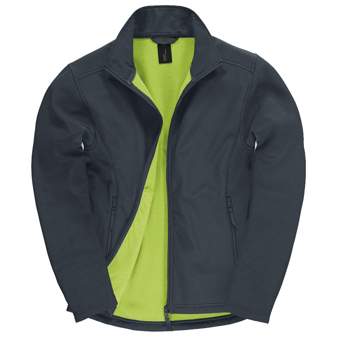 Jakna zip unisex B&C ID.701 Softshell crna S Jakna zip unisex B&C ID.701 Softshell crna S