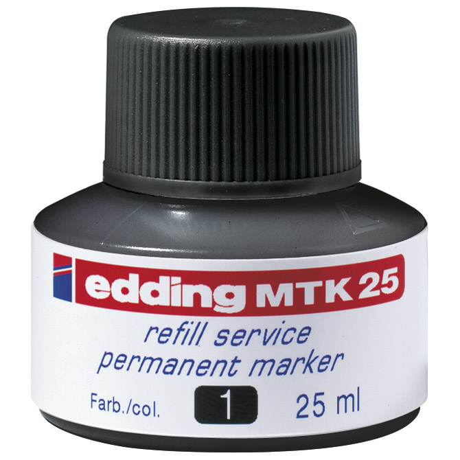 Tinta za marker permanentni 25ml Edding MTK25 crna Tinta za marker permanentni 25ml Edding MTK25 crna