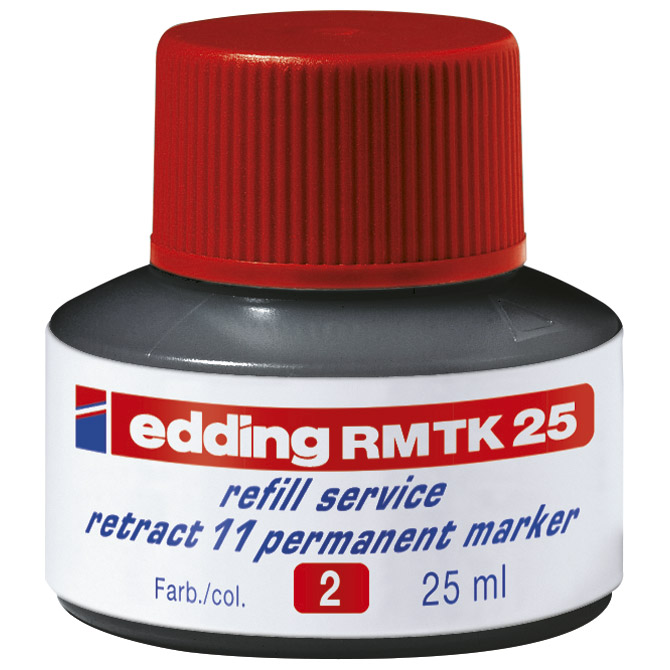 Tinta za marker permanentni 25ml Edding MTK25 crvena Tinta za marker permanentni 25ml Edding MTK25 crvena