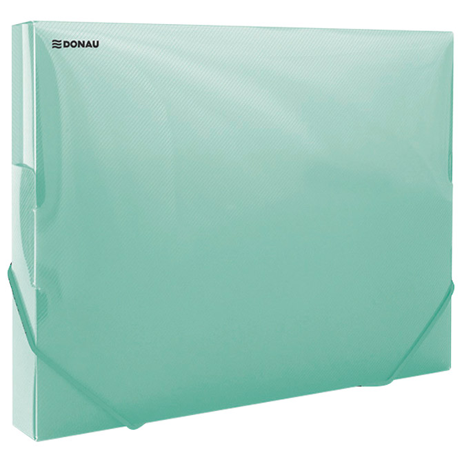 Mapa s gumicom hrbat-30 mm A4 pp Donau 8545002PL-06 prozirno mat zelena Mapa s gumicom hrbat-30 mm A4 pp Donau 8545002PL-06 prozirno mat zelena