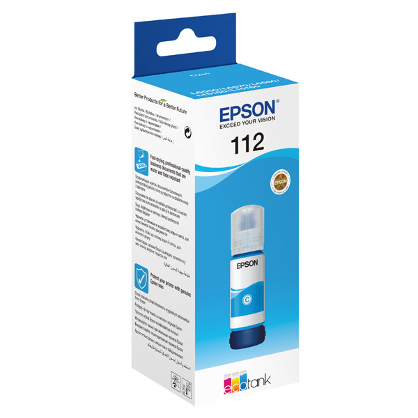 Epson 112 EcoTank cyan (plava) ink bottle (C13T06C24A) Epson 112 EcoTank cyan (plava) ink bottle (C13T06C24A)