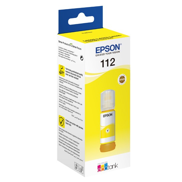 Epson 112 EcoTank yellow (žuta) ink bottle (C13T06C44A) Epson 112 EcoTank yellow (žuta) ink bottle (C13T06C44A)