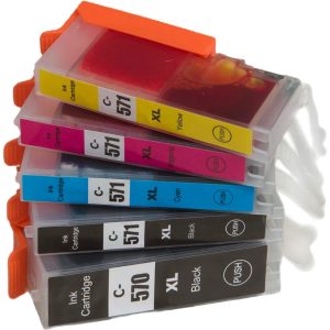 MultiPack Canon PGI-570XL CLI-571XL zamjenska tinta black, color (crna, kolor)