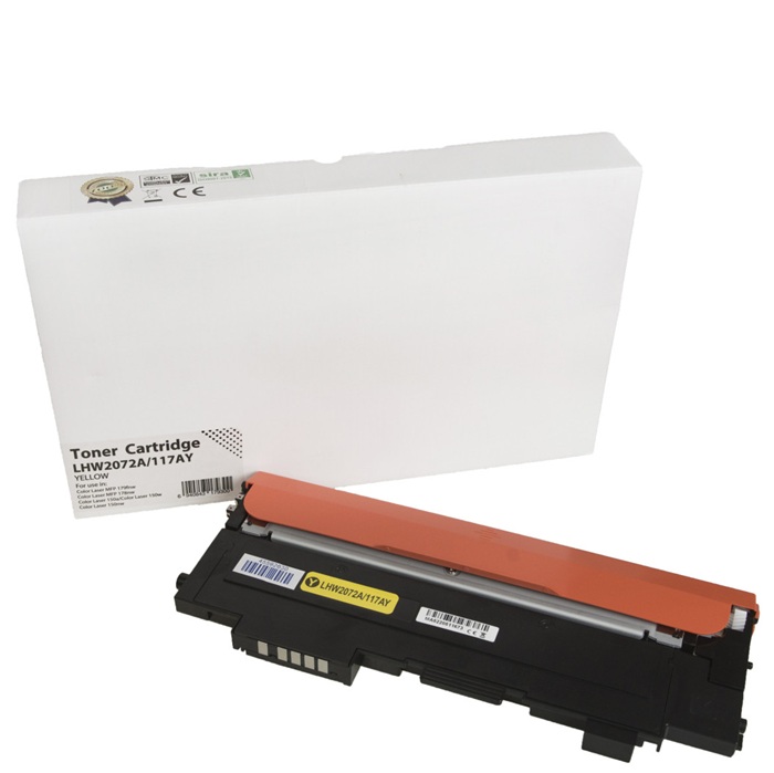 HP W2072A zamjenski yellow (žuti) toner 117A (ČIP) HP W2072A zamjenski yellow (žuti) toner 117A (ČIP)