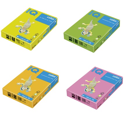 Papir ILK IQ Neon A4 80g pk500 Mondi Papir ILK IQ Neon A4 80g pk500 Mondi